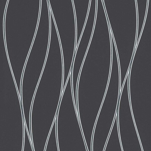 Tapete Schwarz, Anthrazit AS-Creation Vliestapete (371324)