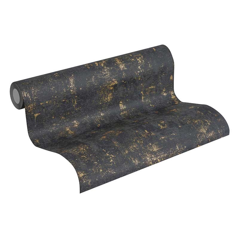 Tapete Gold, Kupfer, Schwarz, Anthrazit AS-Creation Vliestapete (230782)