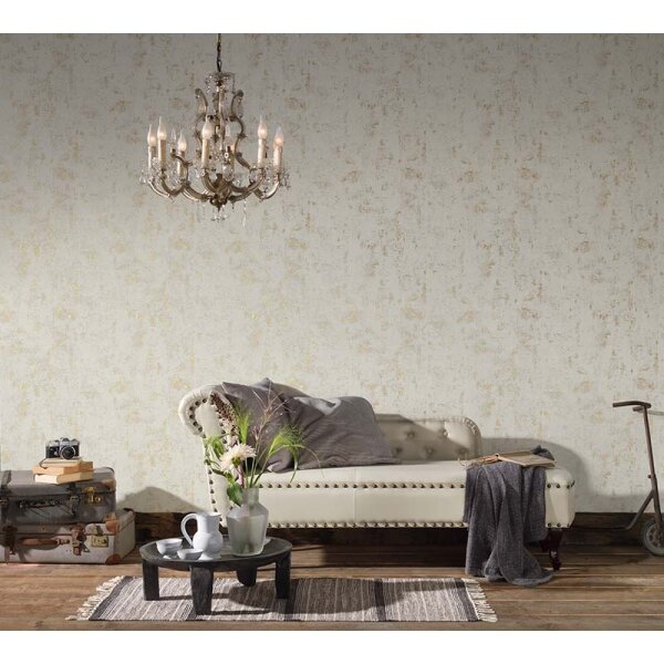 Tapete Gold, Kupfer, Weiß AS-Creation Vliestapete (230775)