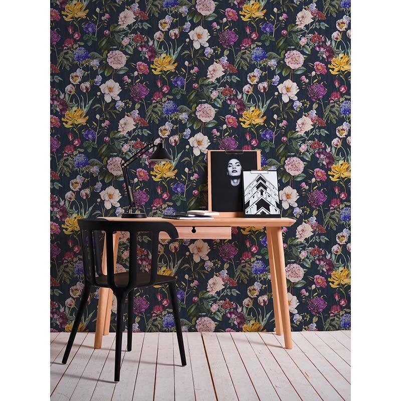 Tapete Blau, Bunt JETTE Vliestapete (373364)