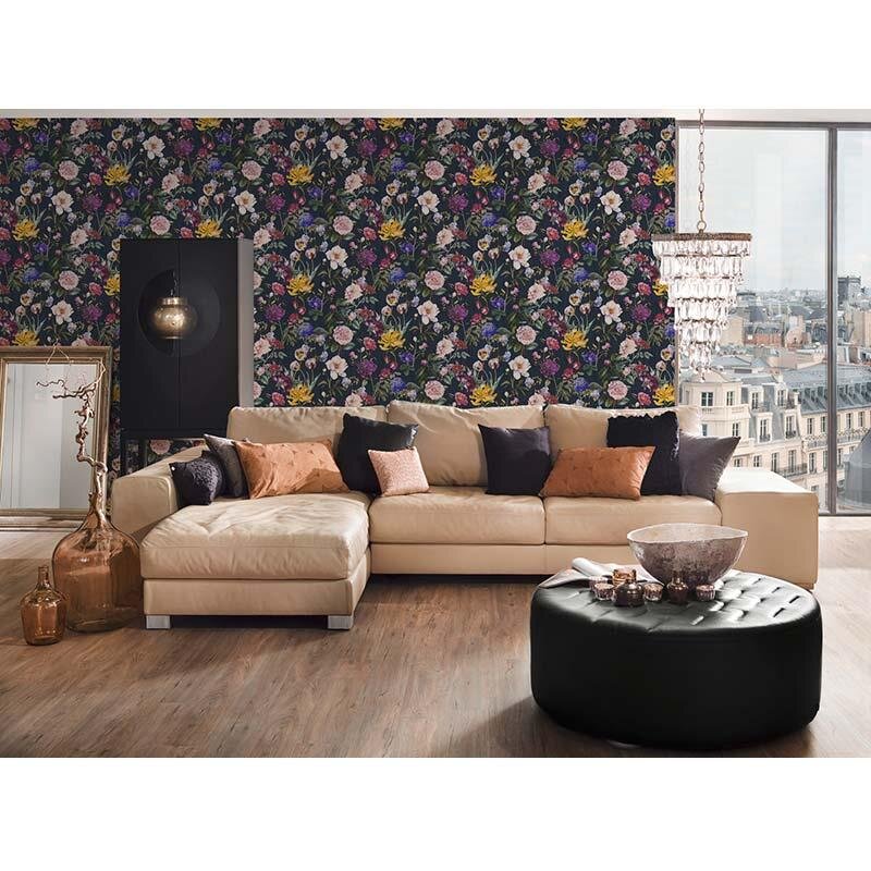 Tapete Blau, Bunt JETTE Vliestapete (373364)