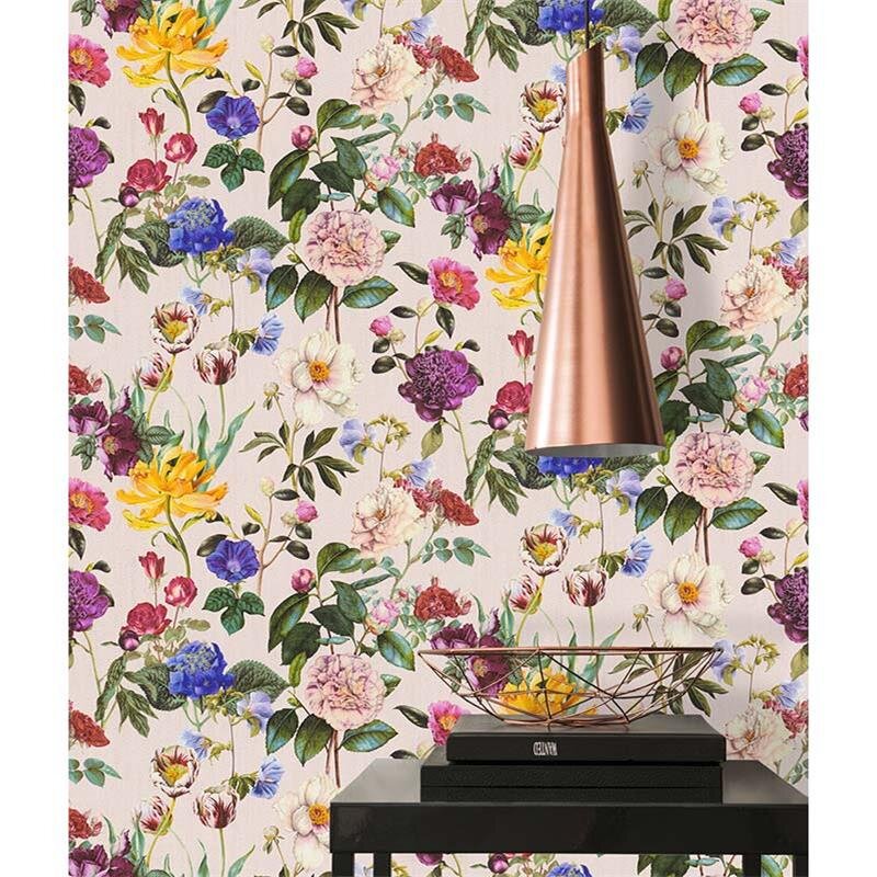 Tapete Bunt, Rosa, Rose JETTE Vliestapete (373363)