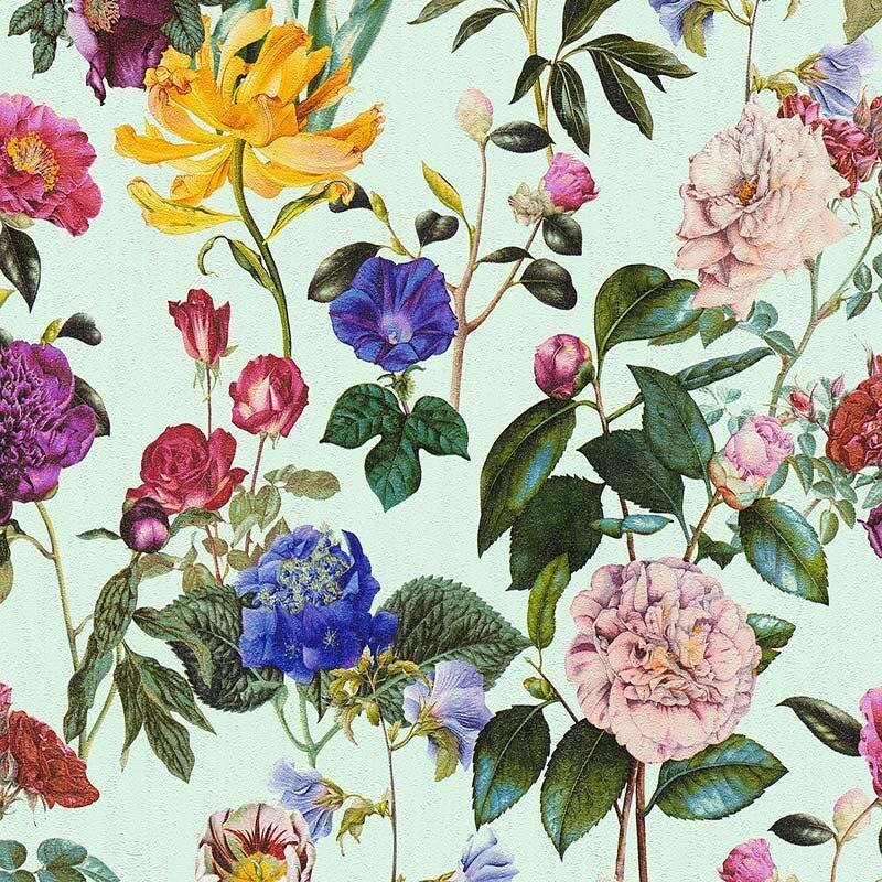 Tapete Bunt, Türkis JETTE Vliestapete (373362)