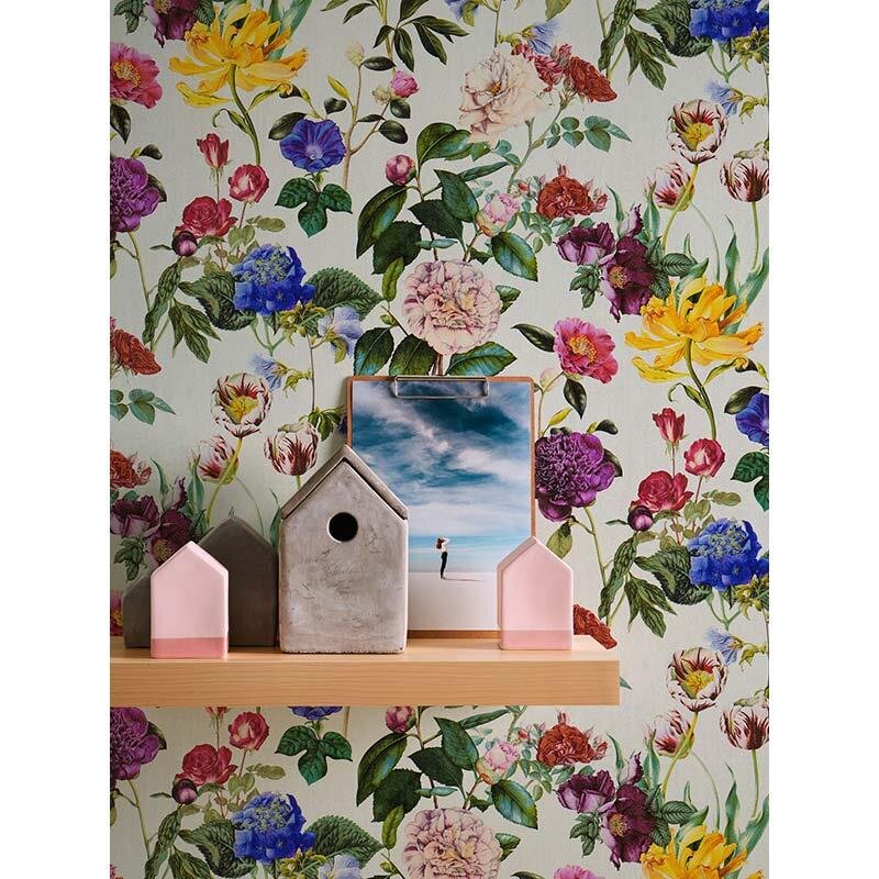 Tapete Bunt, Weiß JETTE Vliestapete (373361)