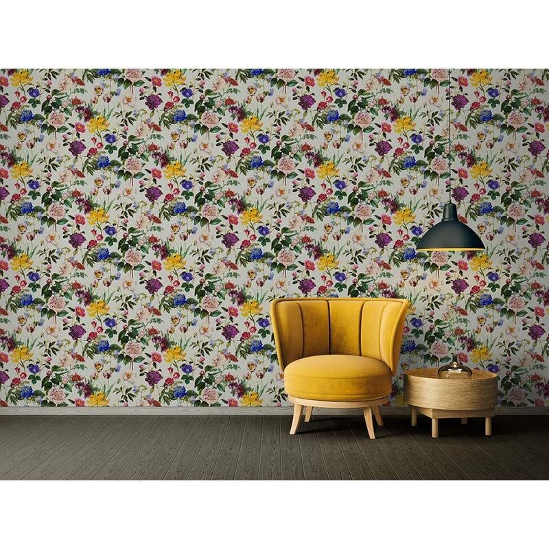 Tapete Bunt, Weiß JETTE Vliestapete (373361)