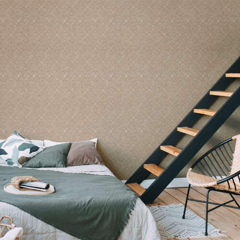 Tapete Beige, Creme, Braun, Gold livingwalls Vliestapete (388283)