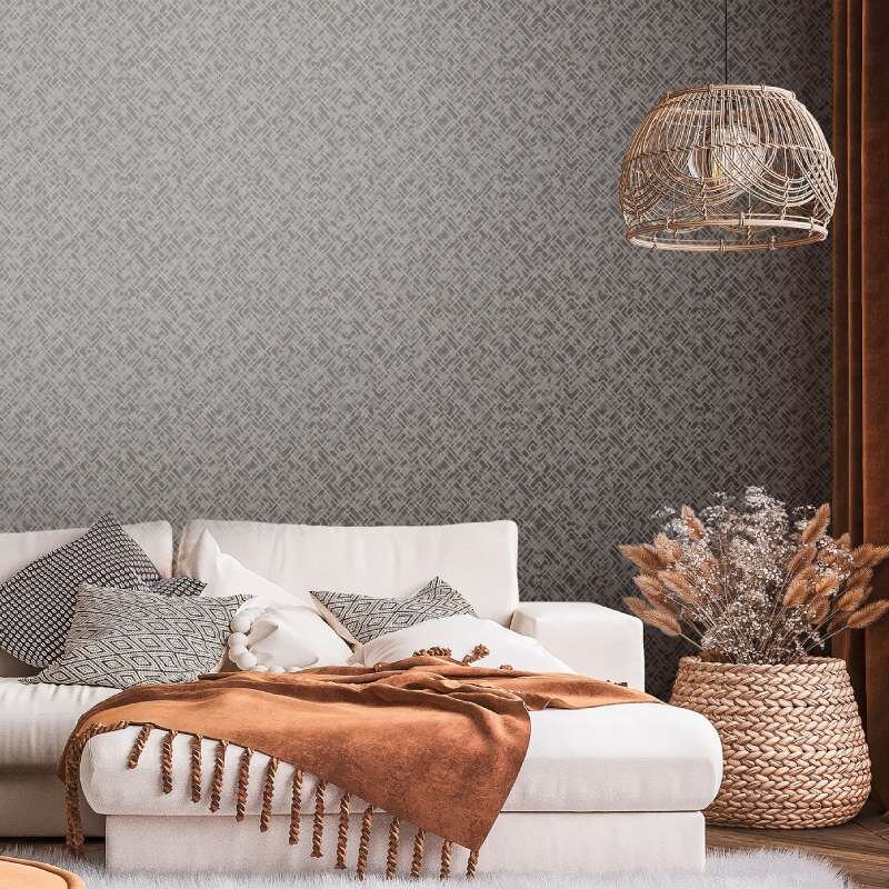 Tapete Grau, Silber, Gold, Schwarz livingwalls Vliestapete (388281)