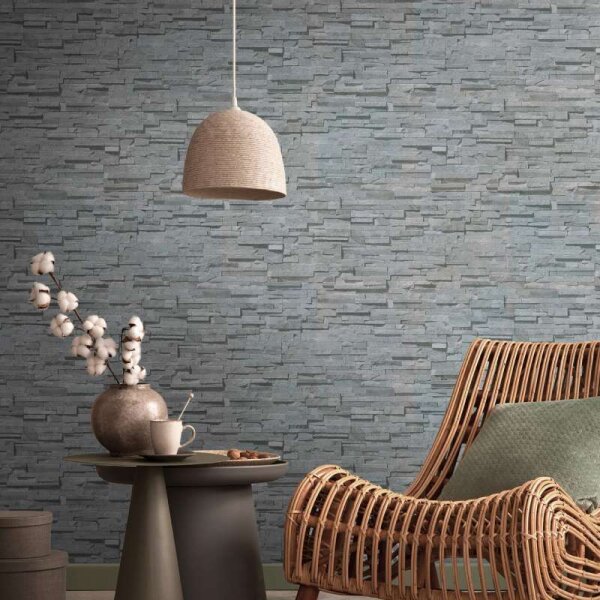 Tapete Grau, Silber livingwalls Vliestapete (388163)