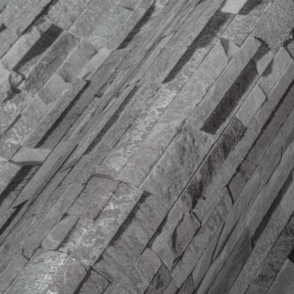 Tapete Grau, Silber livingwalls Vliestapete (388163)