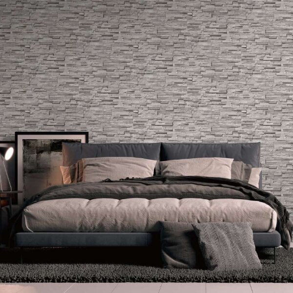 Tapete Grau, Silber livingwalls Vliestapete (388162)