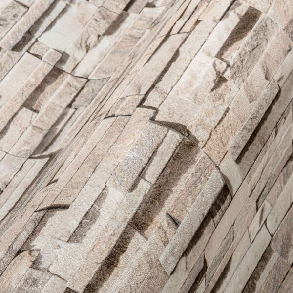 Tapete Beige, Creme, Braun livingwalls Vliestapete (388161)