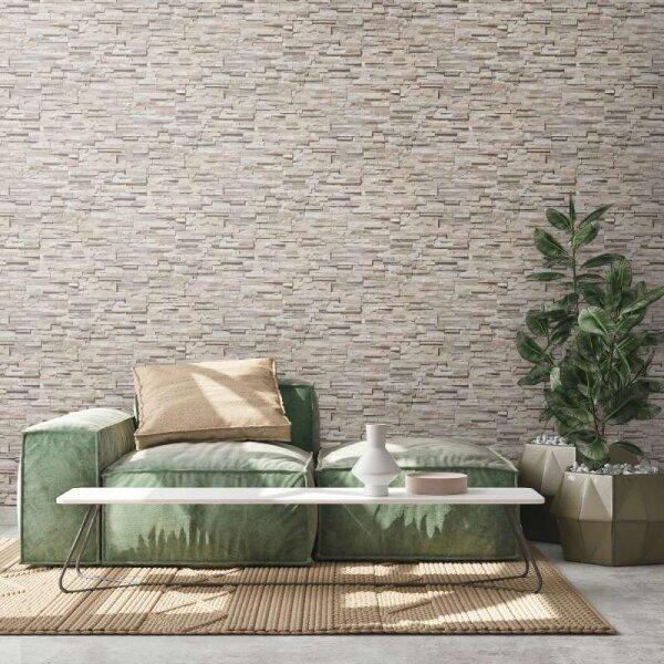 Tapete Beige, Creme, Braun livingwalls Vliestapete (388161)