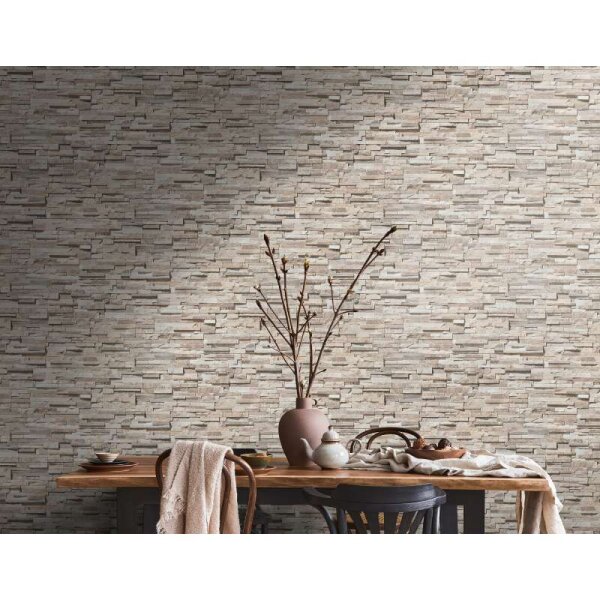 Tapete Beige, Creme, Braun livingwalls Vliestapete (388161)