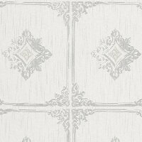 Tapete Wei&szlig;, Grau, Silber Architects Paper...