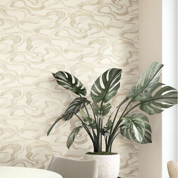 Tapete Beige, Creme Marburg Vliestapete (34535)