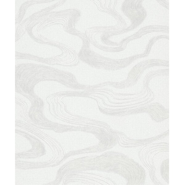 Tapete Grau, Silber, Weiß Marburg Vliestapete (34534)