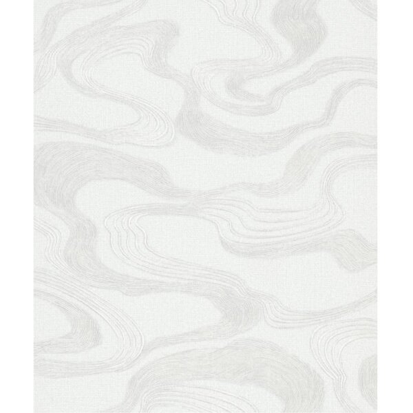 Tapete Grau, Silber, Weiß Marburg Vliestapete (34534)