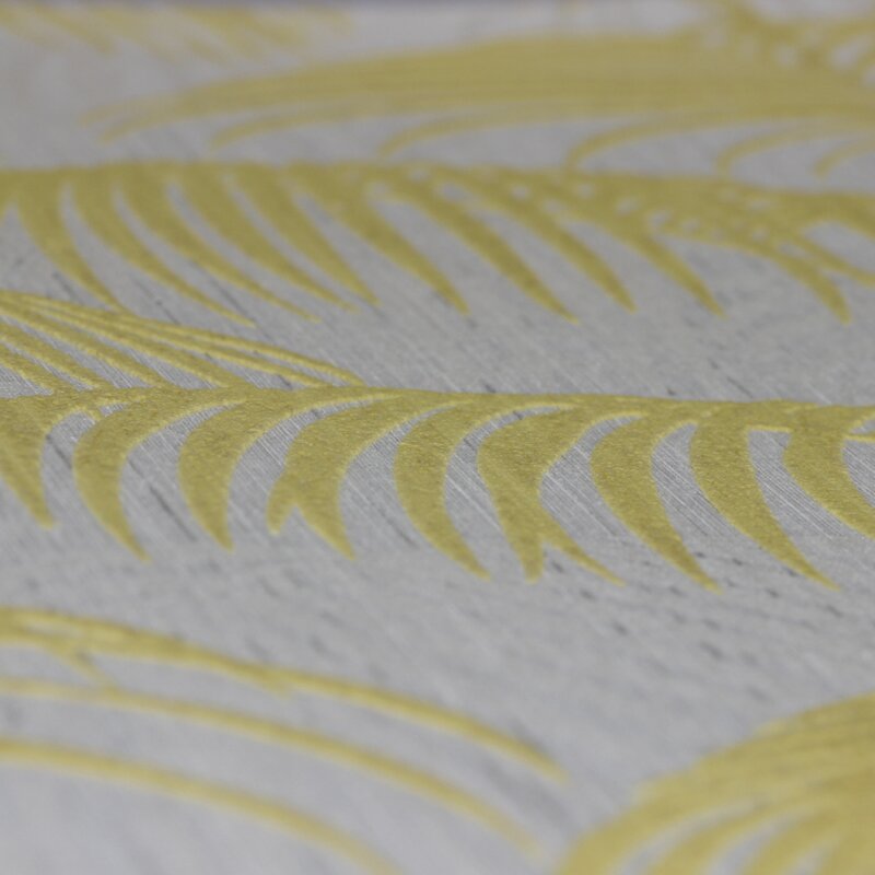 Tapete Weiß, Gelb, Vanille Architects Paper Textiltapete (961982)