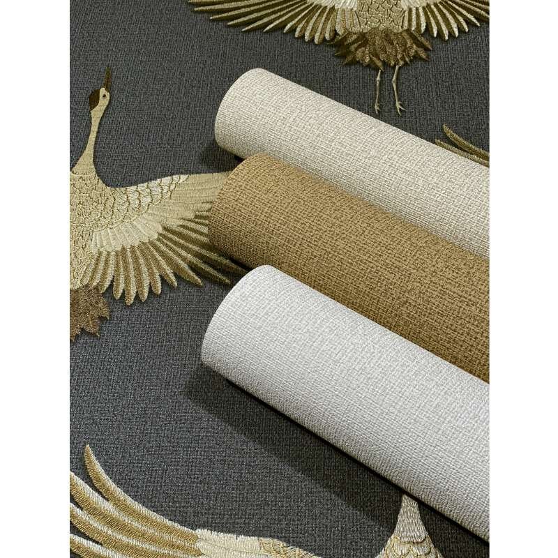 Tapete Schwarz, Anthrazit, Gold, Kupfer Marburg Vliestapete (34532)