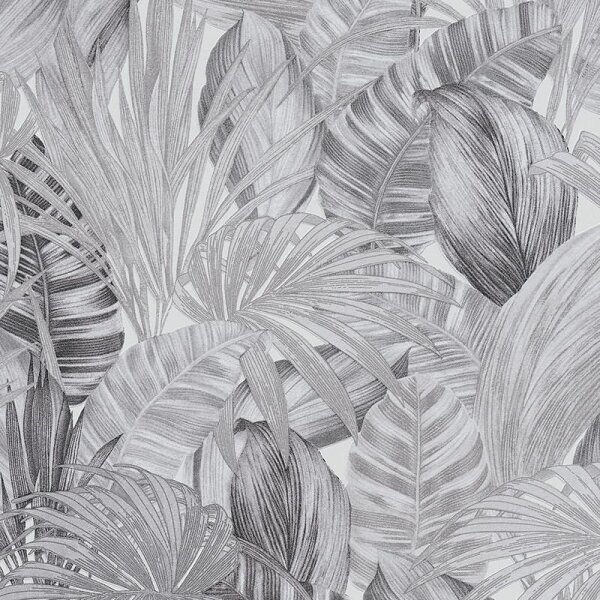 Tapete Grau, Silber, Schwarz-Weiß innova Vliestapete (368203)