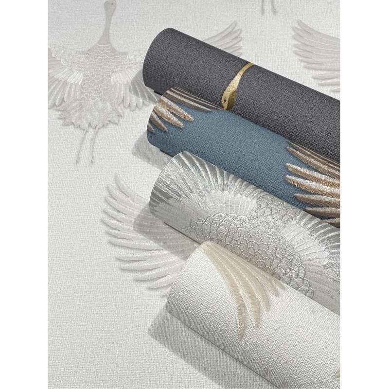 Tapete Beige, Creme, Blau, Braun Marburg Vliestapete (34531)