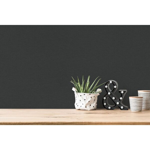 Tapete Schwarz, Anthrazit AS-Creation Vliestapete (371781)