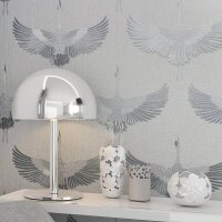 Tapete Grau, Silber Marburg Vliestapete (34530)