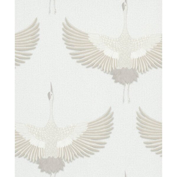 Tapete Beige, Creme, Weiß Marburg Vliestapete (34529)