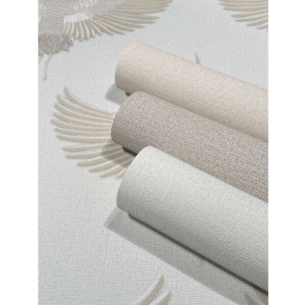 Tapete Beige, Creme, Weiß Marburg Vliestapete (34529)