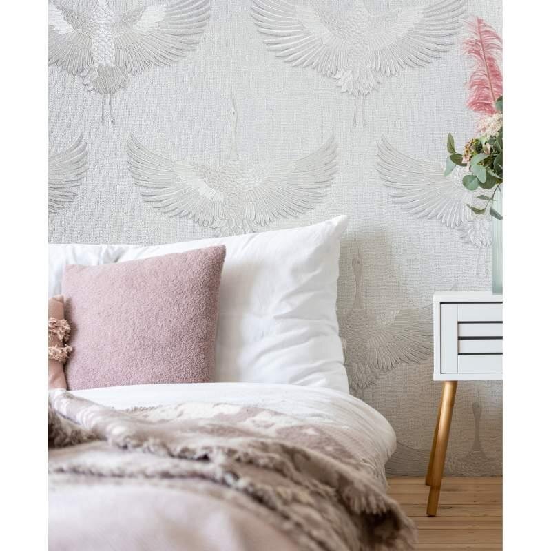 Tapete Grau, Silber, Weiß Marburg Vliestapete (34528)