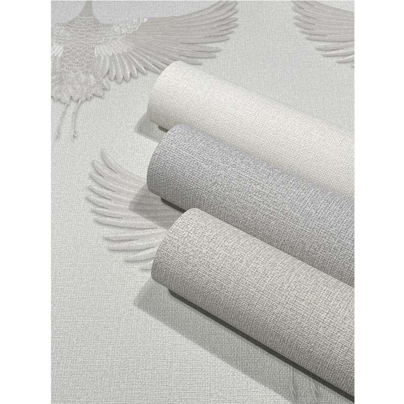 Tapete Grau, Silber, Weiß Marburg Vliestapete (34528)