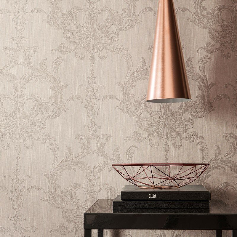 Tapete Beige, Creme, Braun Architects Paper Textiltapete (961963)