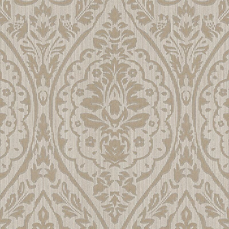 Tapete Beige, Creme, Braun Architects Paper Textiltapete (961956)