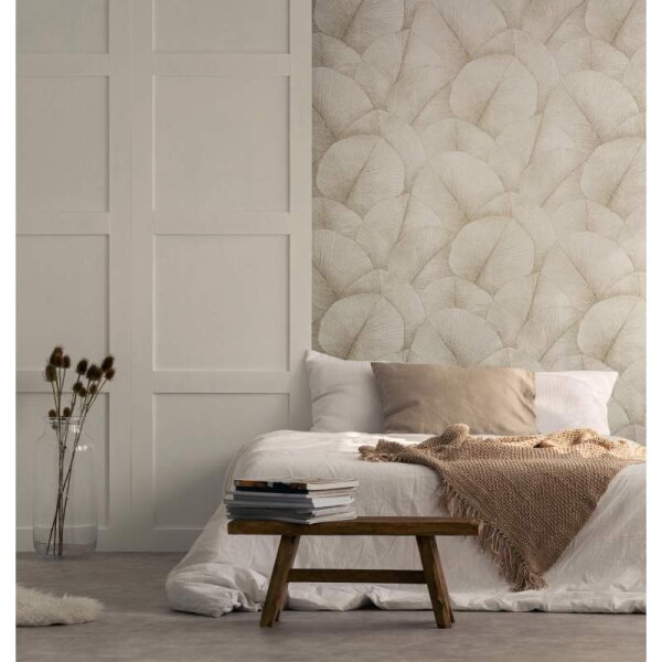 Tapete Beige, Creme, Greige Marburg Vliestapete (34510)