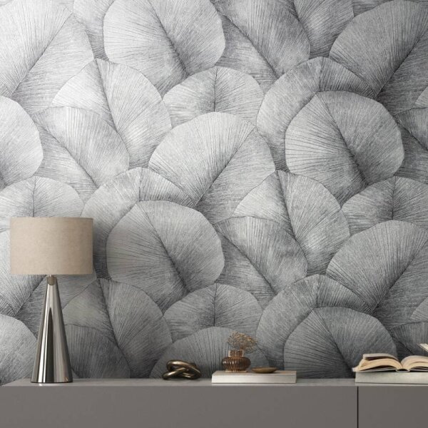 Tapete Grau Marburg Vliestapete (34508)