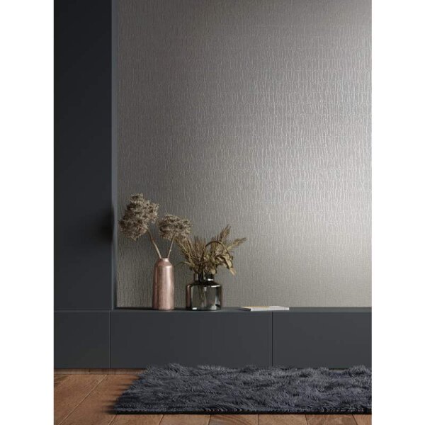 Tapete Grau, Silber Marburg Vliestapete (34503)