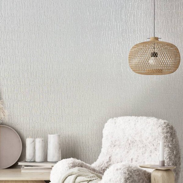 Tapete Weiß Marburg Vliestapete (34501)