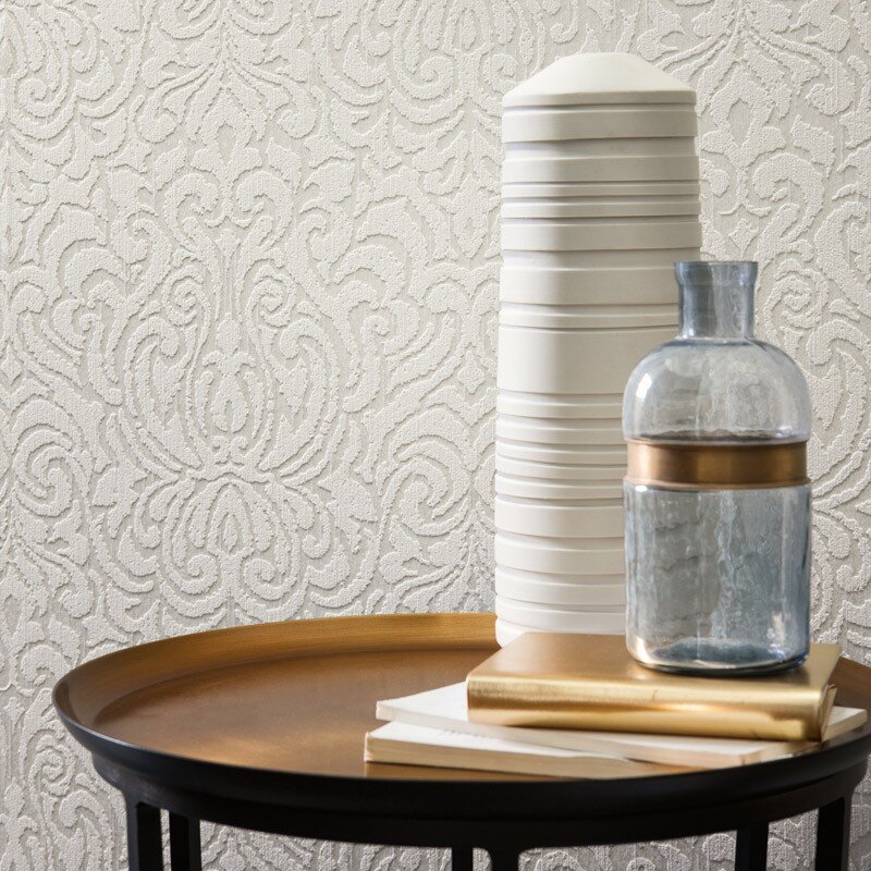 Tapete Beige, Creme, Braun Architects Paper Textiltapete (961931)