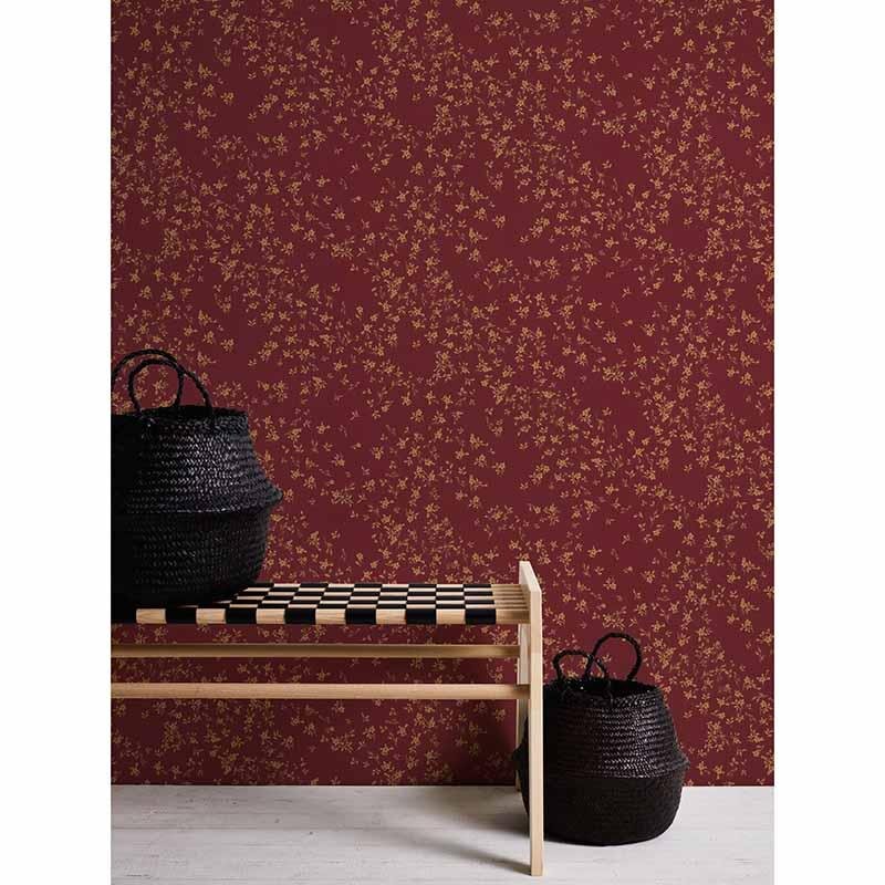 Tapete Gold, Kupfer, Rot VERSACE Vliestapete (935857)