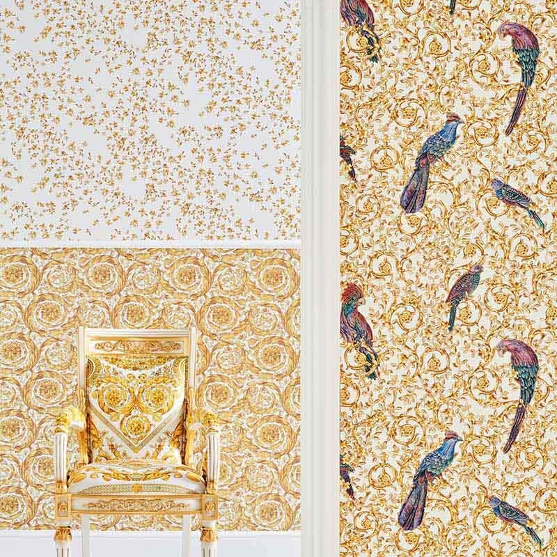 Tapete Beige, Creme, Weiß VERSACE Vliestapete (935855)