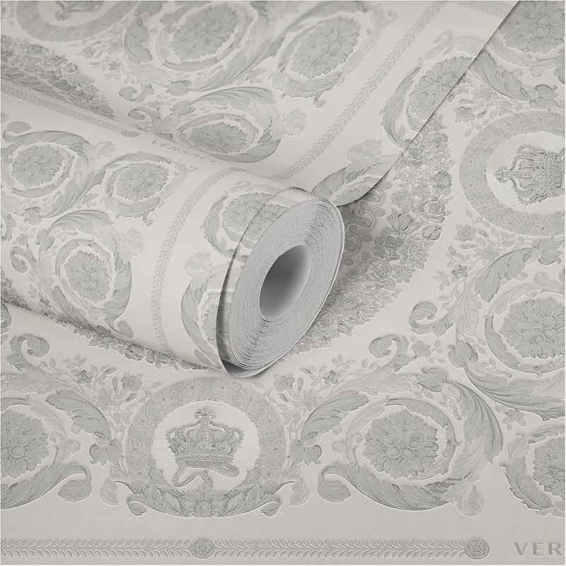 Tapete Grau, Silber VERSACE Vliestapete (370555)