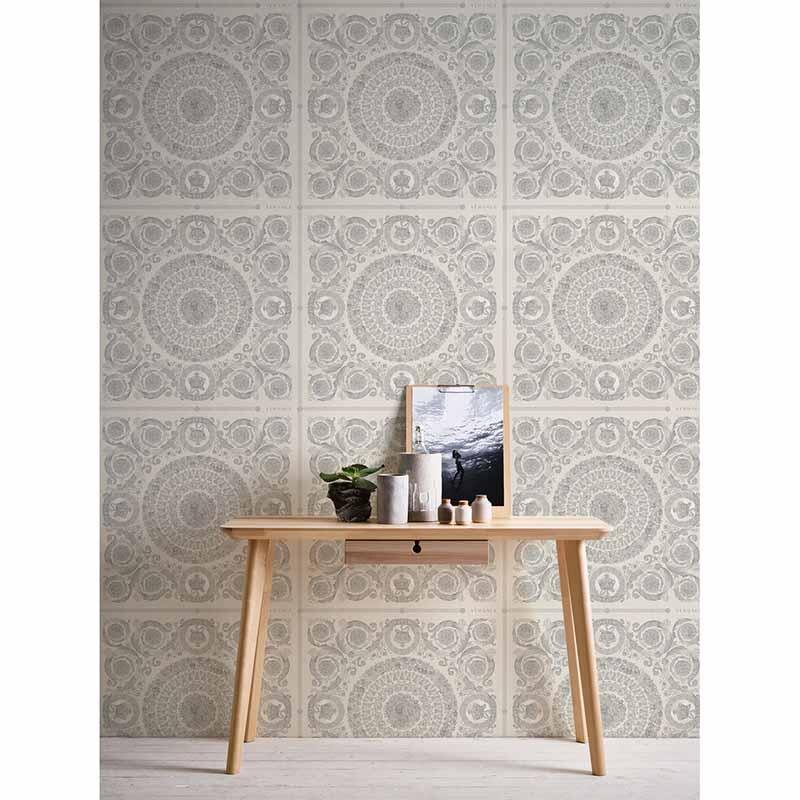 Tapete Grau, Silber VERSACE Vliestapete (370555)