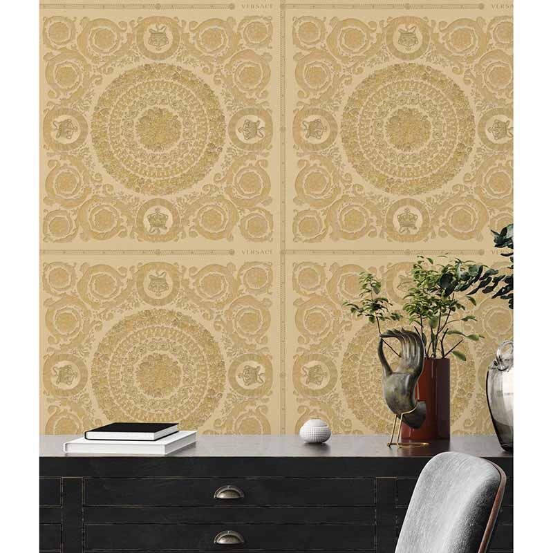 Tapete Gold, Kupfer VERSACE Vliestapete (370554)