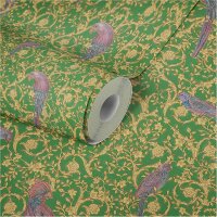 Tapete Gold, Kupfer, Gr&uuml;n VERSACE Vliestapete (370533)