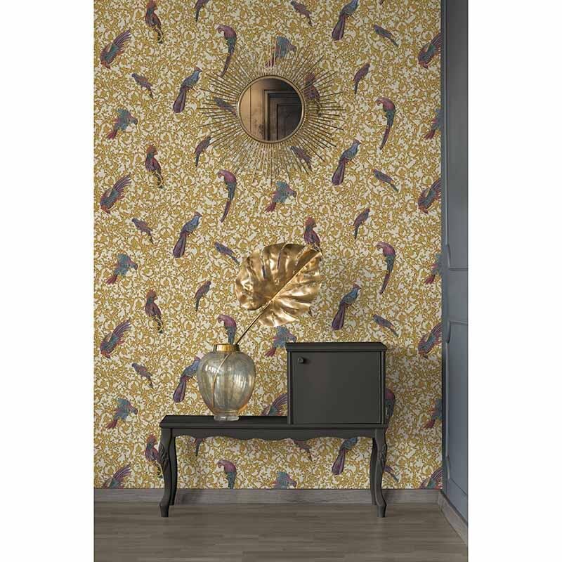 Tapete Gold, Kupfer, Weiß VERSACE Vliestapete (370532)