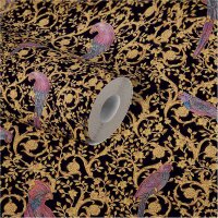 Tapete Gold, Kupfer, Schwarz, Anthrazit VERSACE...