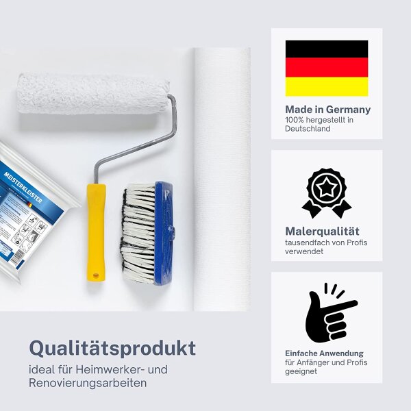 5 x 200 g Meisterkleister Spezial für alle Tapetenarten (1 Kilogram)