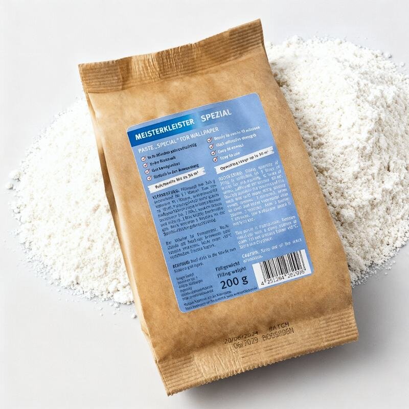 5 x 200 g Meisterkleister Spezial für alle Tapetenarten für 150m² (1 kg)