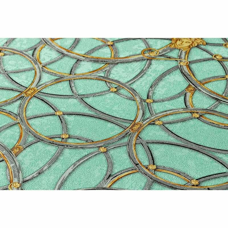 Tapete Türkis VERSACE Vliestapete (370497)