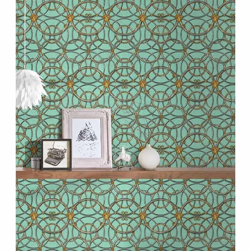 Tapete Türkis VERSACE Vliestapete (370497)